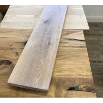 Brett, Bohle, rustikal, Tisch, Tischplatte, Eiche, gekälkt, DIY, Vollholz 120cm, STRUKTUR